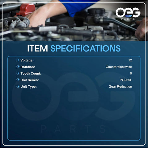 OEG Parts New Starter SAEJ1171 Compatible with Mercruiser I/O Inboard V8 5.7L-8.1L MIE MX Horizon 50-808011A05, 50-808011A4, RA122009, 8000186, 9000888, 21129980, 3862985, SDR0252, 41012198, D8000186