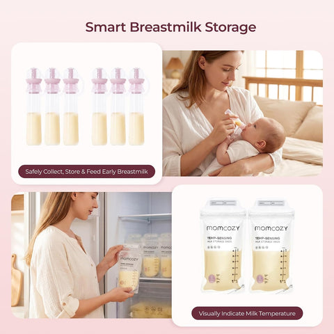 Momcozy 73PC Breastfeeding Essentials Kit,New Moms Postpartum Essentials