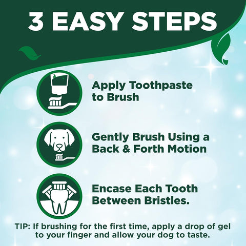 Vet's Best Dog Toothpaste & Toothbrush Dental Care Kit, With Brush 3.5 oz