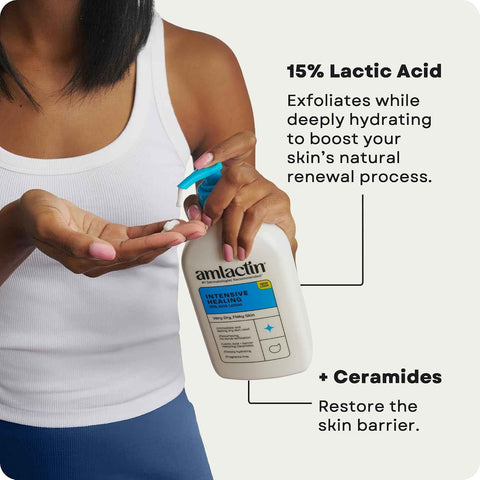 AmLactin Intensive Healing Body Lotion, 15% Lactic Acid, 7.9 oz, 2 Pack