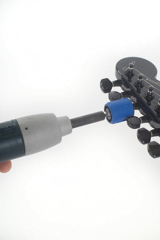 MusicNomad GRIP Drill Bit Guitar String Winder, Rubber Lined (MN220)