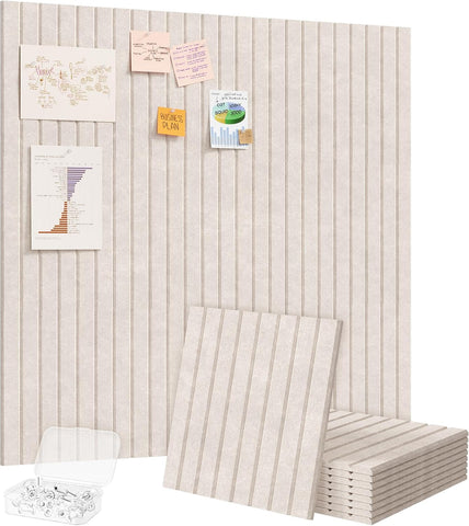 Lifewit Large Felt Bulletin Board with Self-Adhesive 36" x 36"- 9 Pack