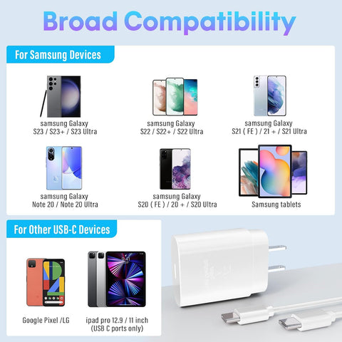 25W USB C Charger,Super Fast Charging Block,Type-C Power Adapter