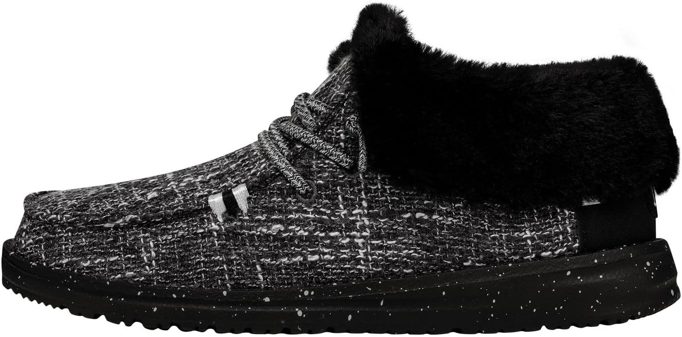 HEYDUDE Women's Wendy Fold Boho | Women's Boots | Women's Pull on Boots | Comfortable & Light-Weight