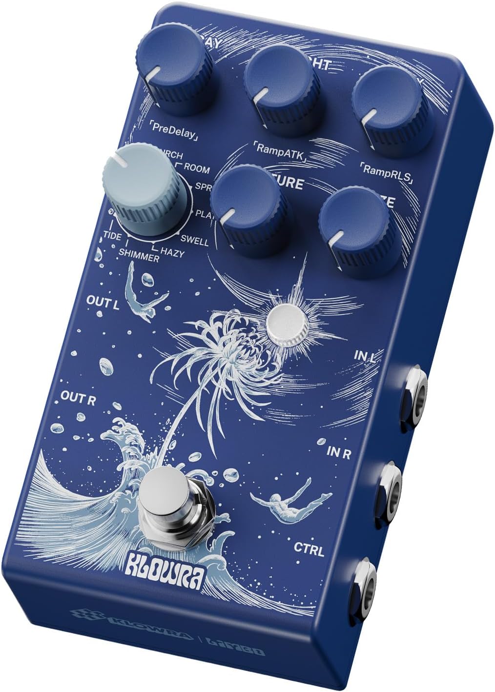 Limbo Reverb Guitar Effects Pedal