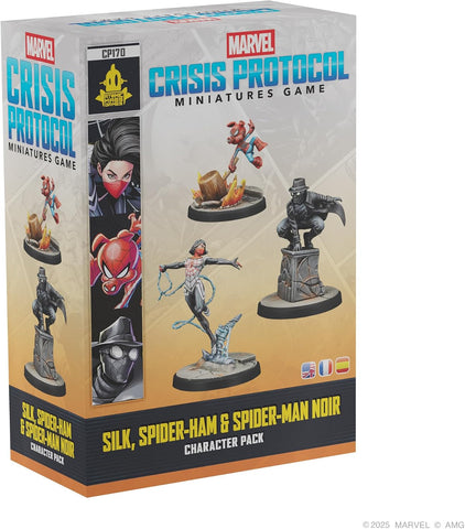Marvel: Crisis Protocol Silk, Spider-Ham & Spider-Man Noir Character Pack