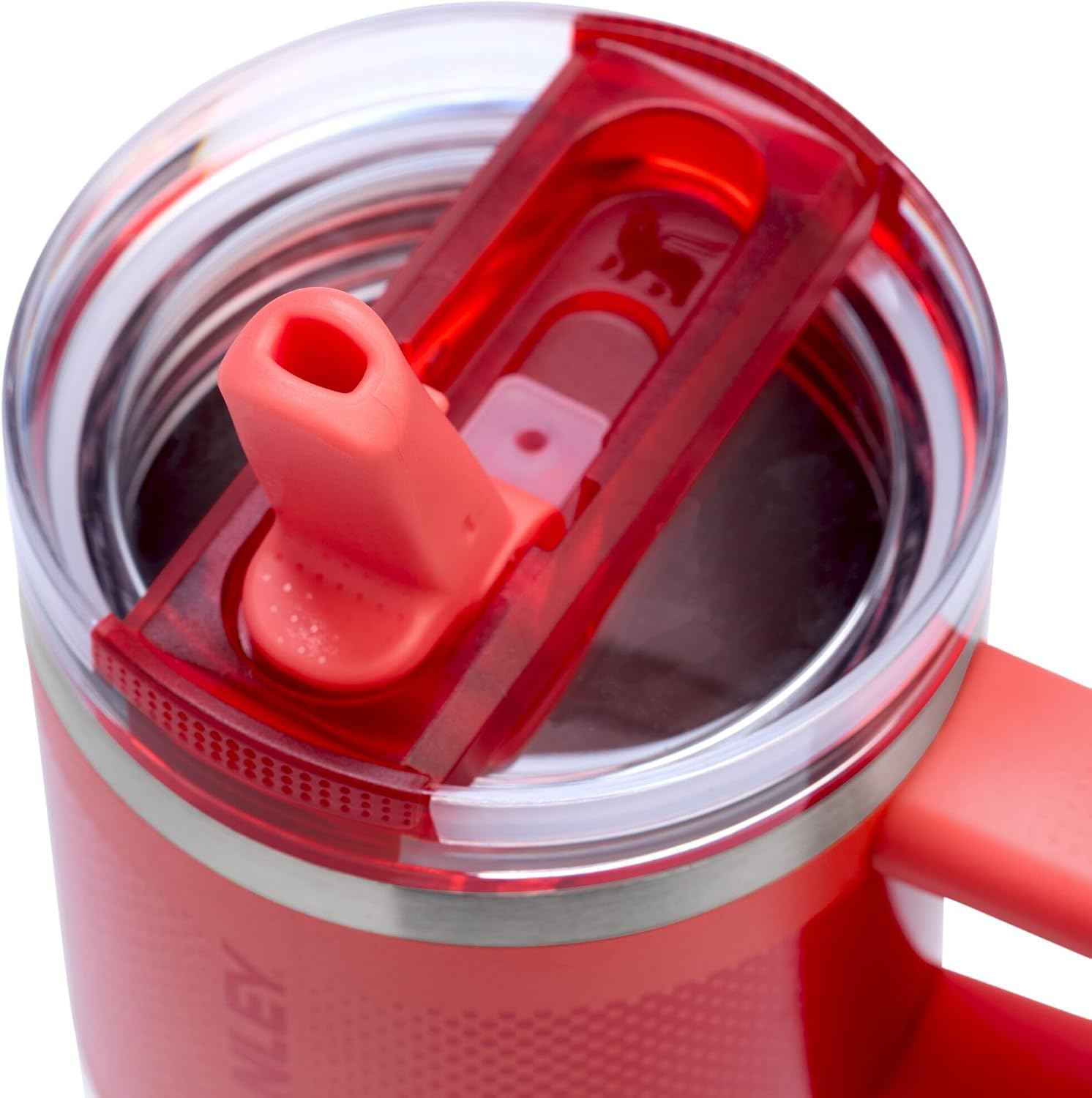 STANLEY Quencher ProTour Flipstraw Tumbler, 20 oz, Hot Coral Fade