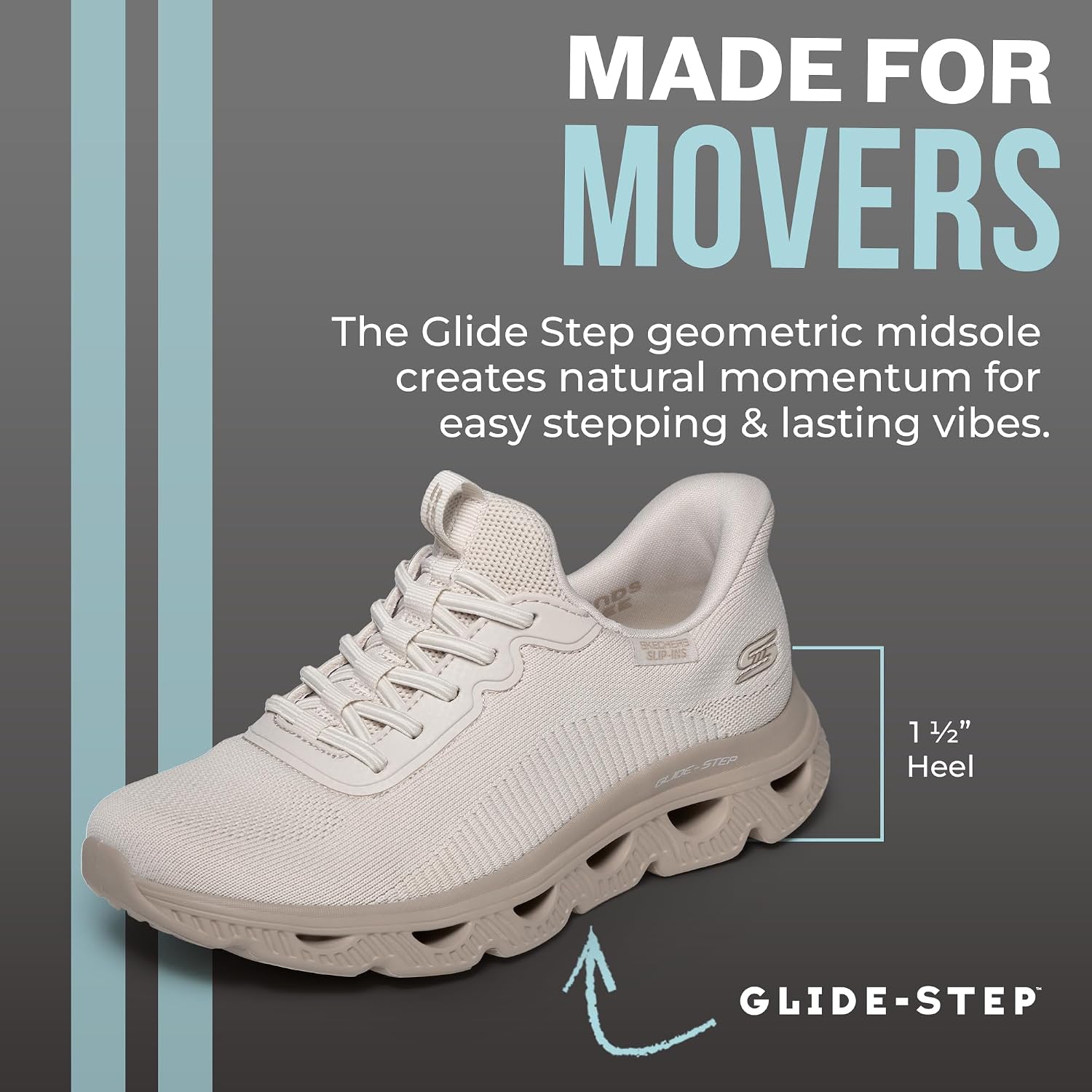 Skechers Women's Arc Waves Glide-Step Sneaker