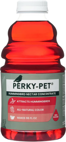 Perky-Pet Hummingbird Nectar Concentrate, 32 oz Red Liquid Bird Food