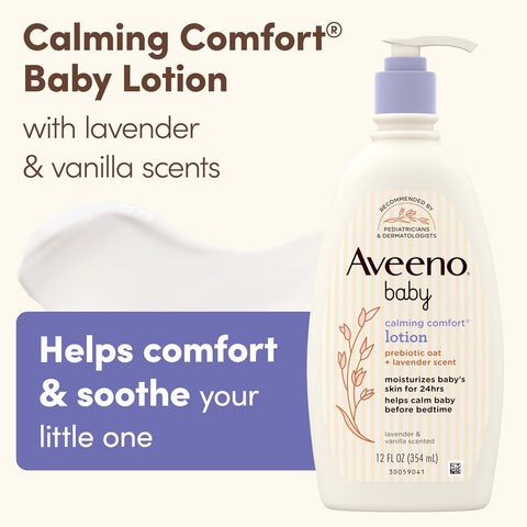 Aveeno Baby Calming Comfort Moisturizing Body Lotion, 12 fl. oz