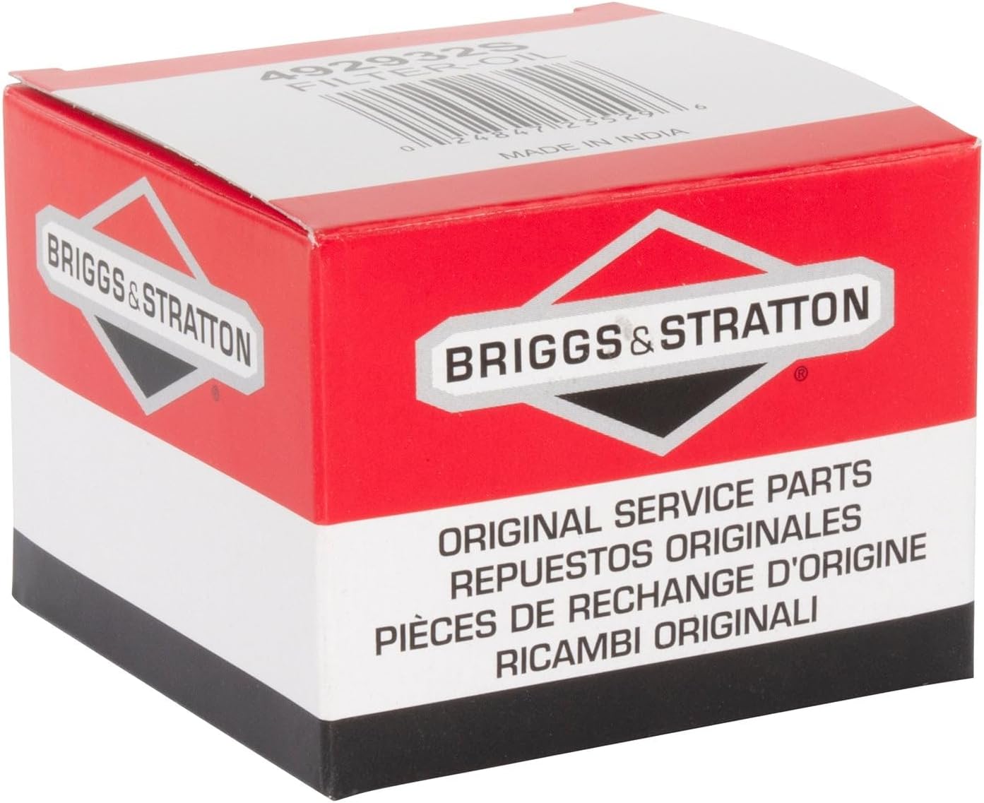 Briggs & Stratton 492932S Genuine Oil Filter, Short 2-1/4"