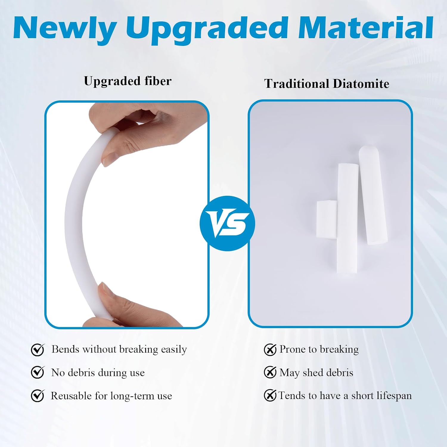 Drying Rod Stick for Toys, Reusable Diatom Desiccant & Deodorizer with Quick Drying Water Absorption, Durable Moisture-Proof Dehumidifier for Bathroom, Closet and Multi-Purpose Humidity Control