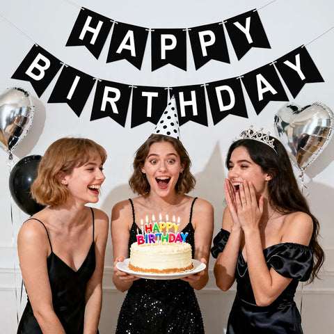 Happy Birthday Banner Birthday Party Banner NO DIY Happy Birthday Sign