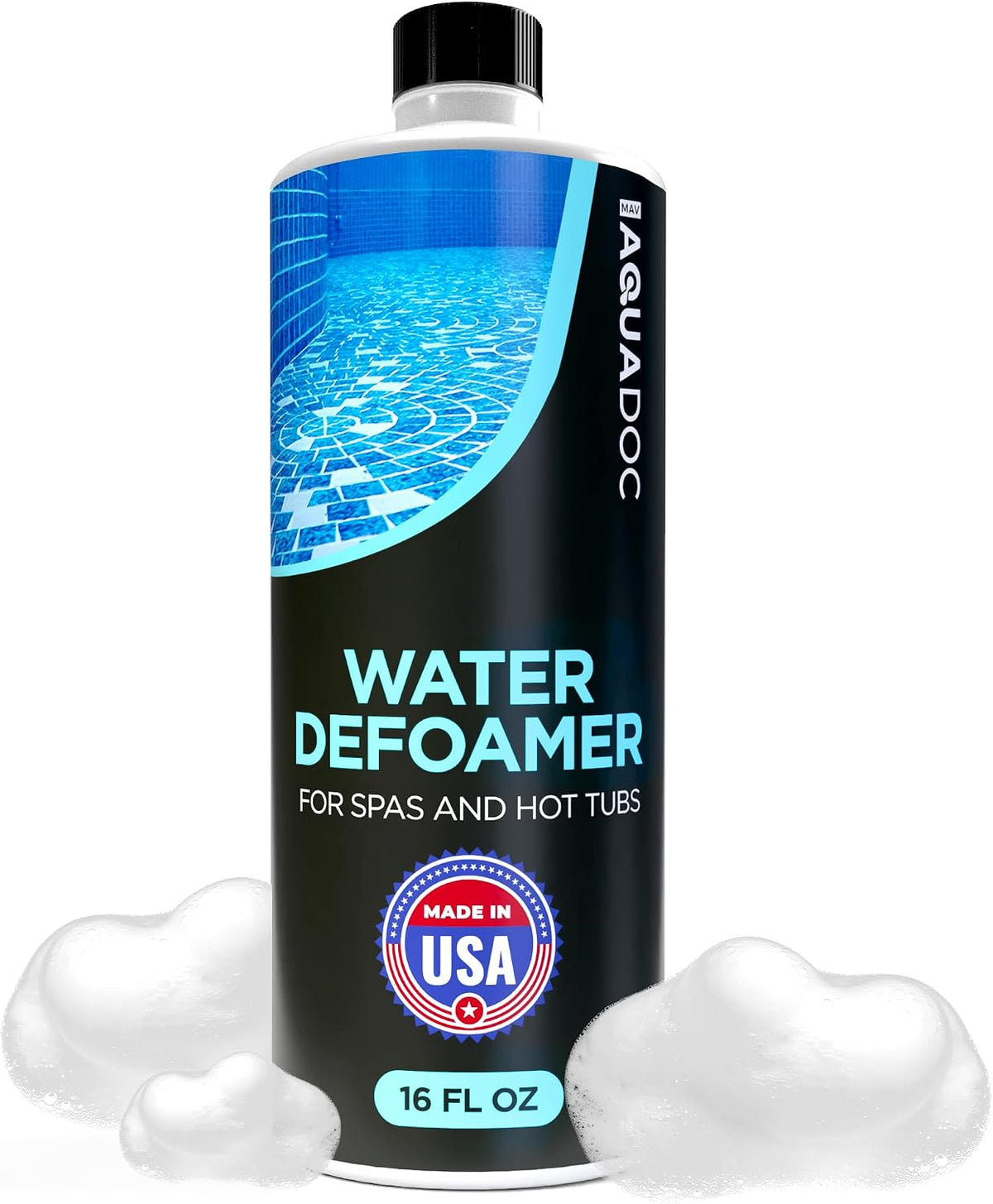 AquaDoc Hot Tub Defoamer - Spa Anti Foam Concentrate, 16 oz