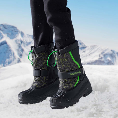 DREAM PAIRS Unisex Snow Waterproof Winter Boots