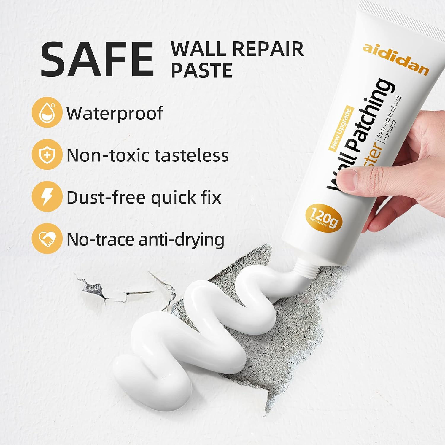 Drywall Repair Kit 3 Pack Wall Patch Repair Kit Spackle Wall Repair Paste