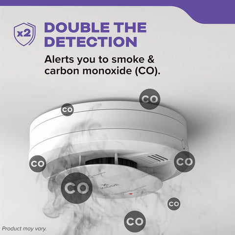 Kidde Smoke & CO Detector, AA Battery-Powered, 30CUDR-V, 1 Pack