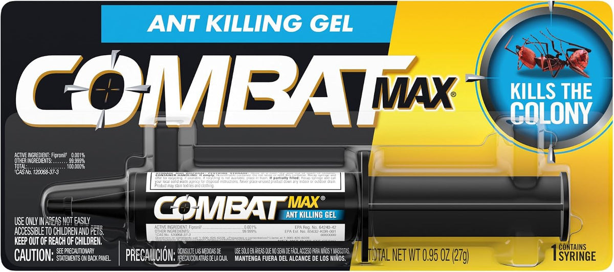 Combat Ant Killing Gel, Indoor and Outdoor Use, 27 Gram, Fast-Acting