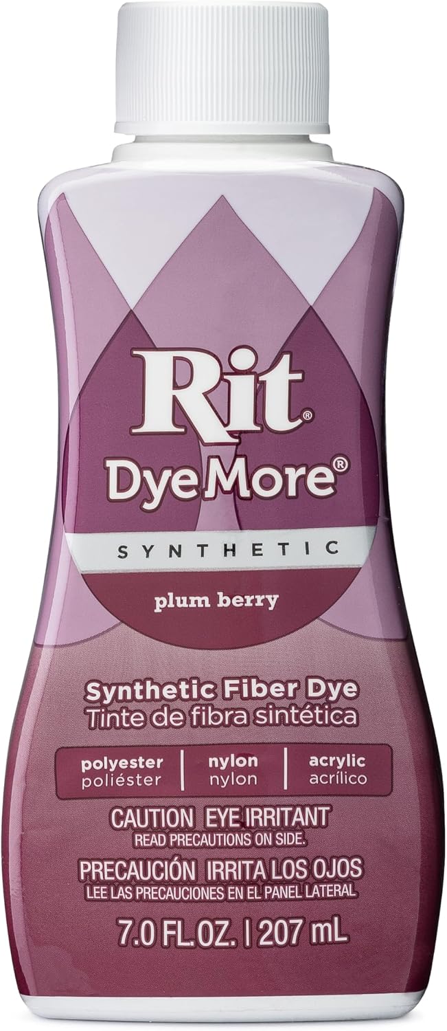 Rit DyeMore Synthetic Fiber Dye, Plum Berry