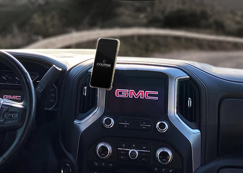 Course Motorsports Direct Fit Phone Mount - Chevrolet Silverado/GMC Sierra 1500 (2019+) 2500, 3500 (2020+) Compatible with All Phones - Magsafe Compatible Magnetic