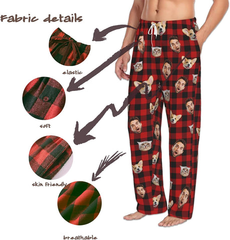 Halloween Pajama Pants Funny PJ Pant for Men Women Matching Couples Unisex