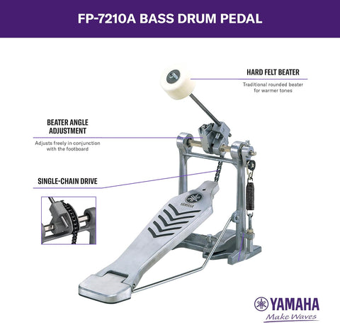 Yamaha 7210 Single Foot Pedal with Single Chain Drive