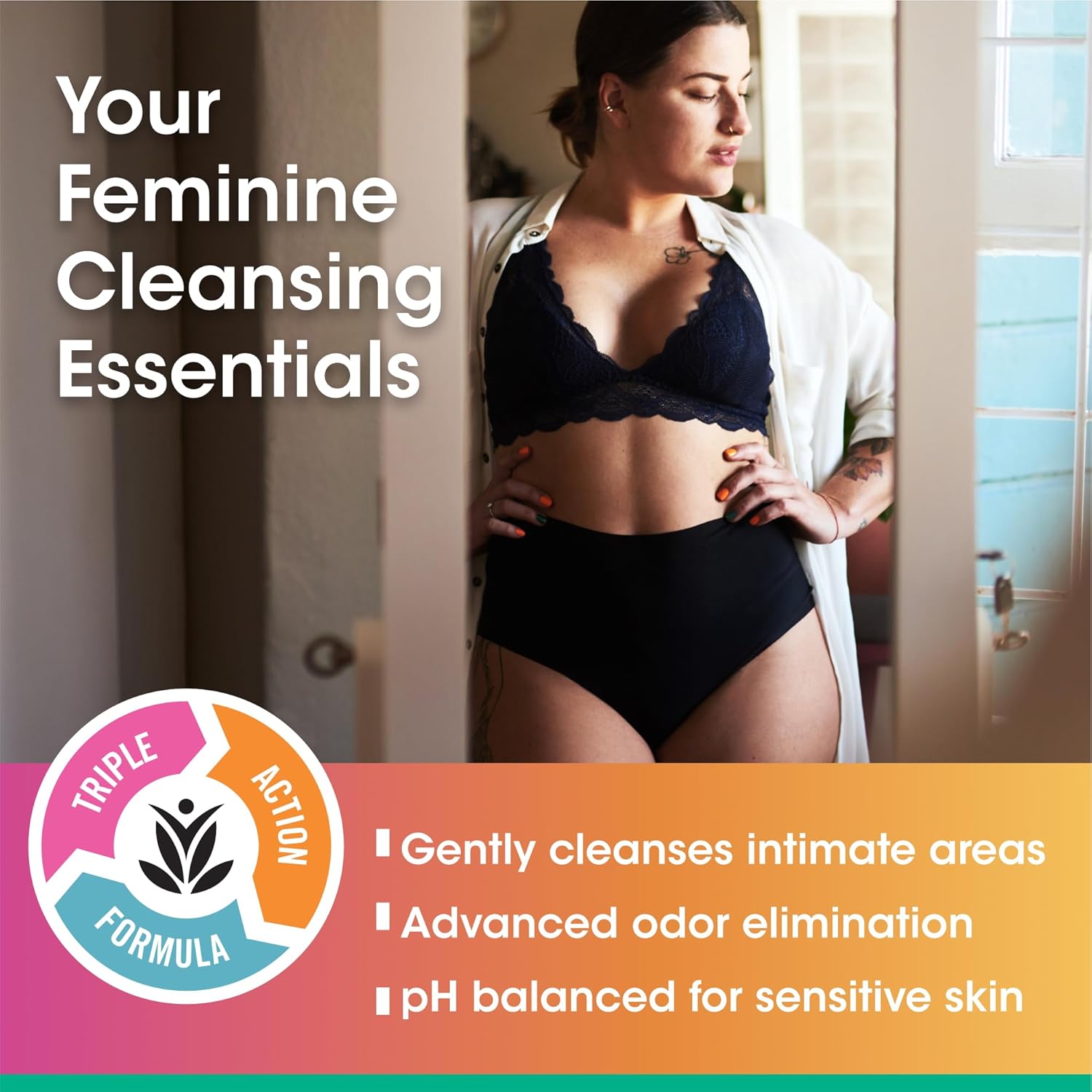 vH essentials Daily Feminine Wash, 10 fl oz