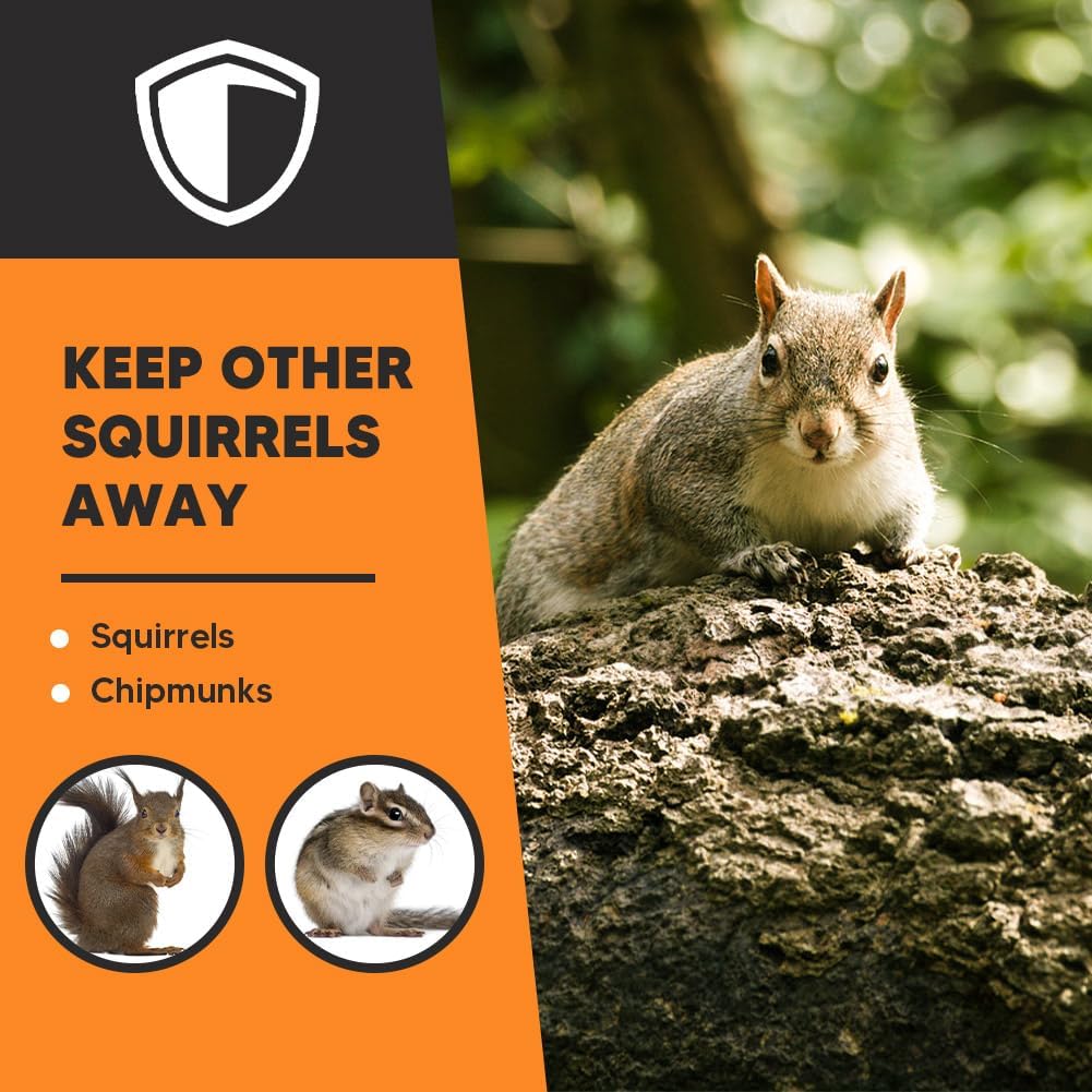AJOQFKTD Squirrel Repellent Outdoor, Squirrel Deterrent for Garden- 8Packs