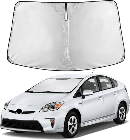 EcoNour Windshield Sunshade Compatible for Toyota Prius Hatchback 2010-2015