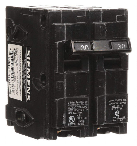 SIEMENS Q230 30-Amp Double Pole Type QP Circuit Breaker