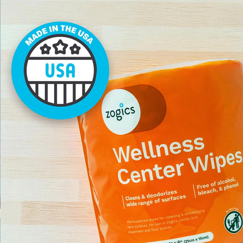 Zogics Wellness Center Cleaning Wipes, 2 Rolls, 2,300 Count