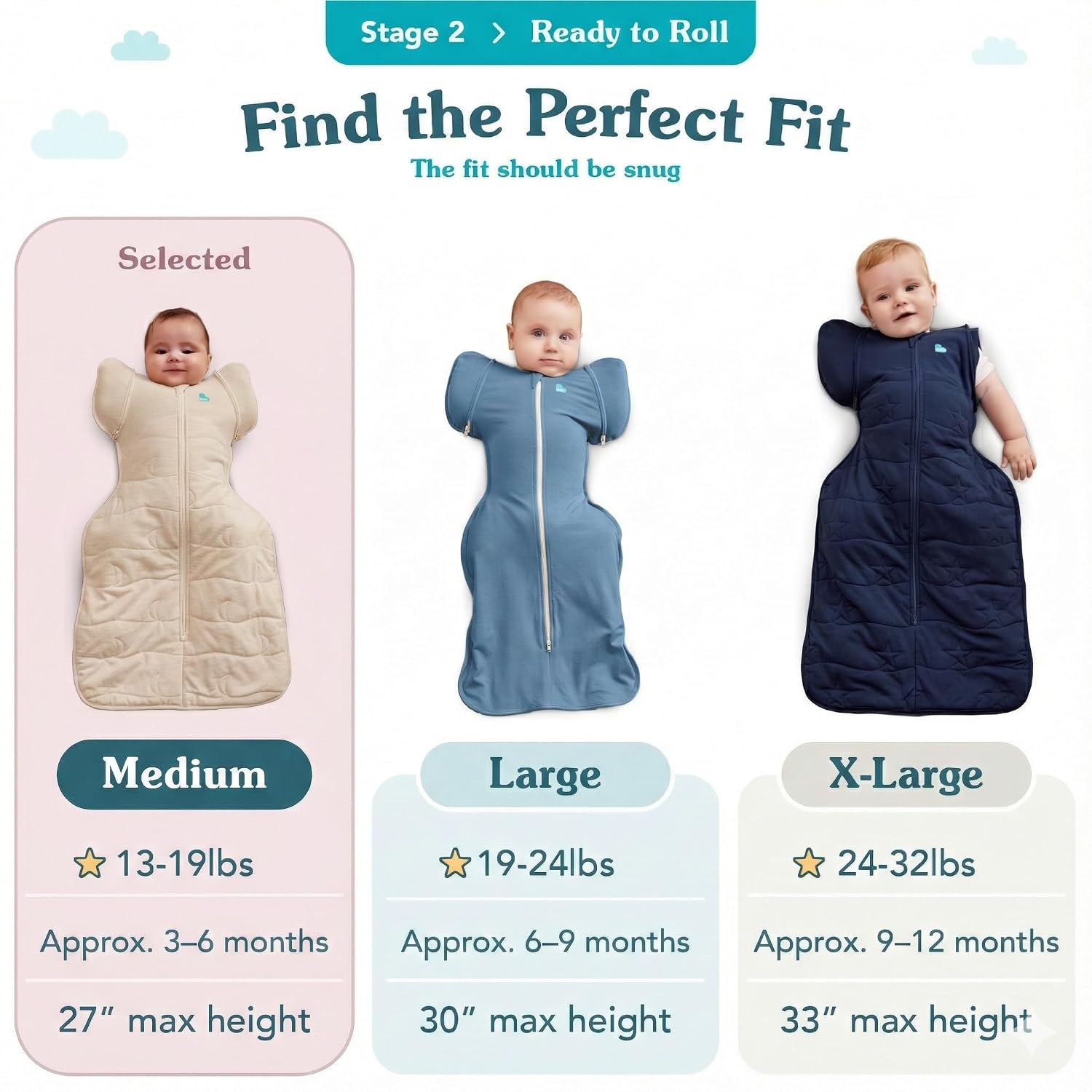 Love to Dream Swaddle Up Transition Bag | 1.0 TOG, 13-19 lbs, Vacation Days