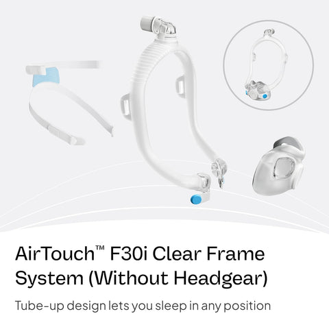 Resmed AirTouch F30i Clear Frame System, Medium Cushion/Large Frame