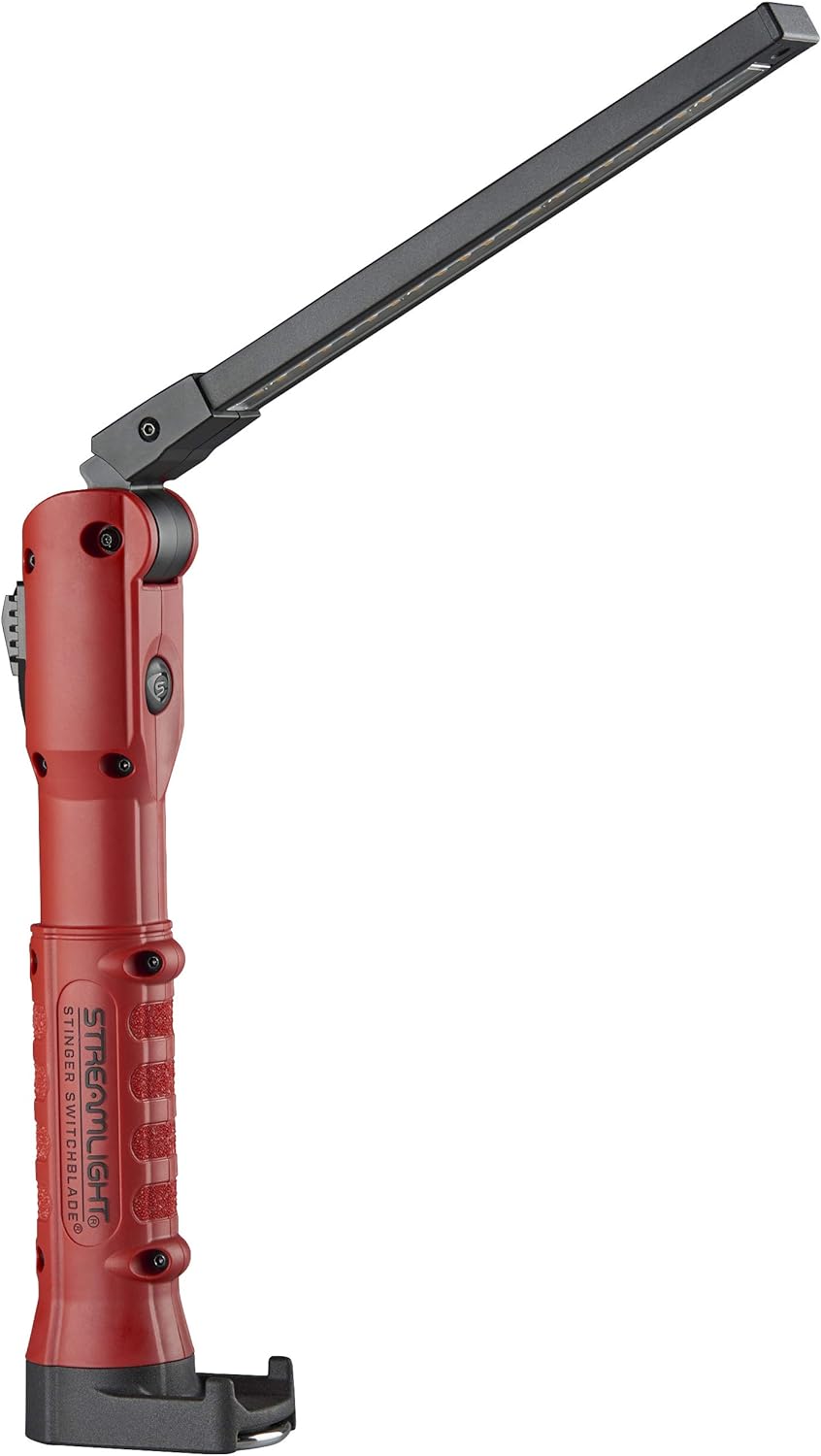 Streamlight 76800 Stinger Switchblade 800-Lumen Flashlight, Red