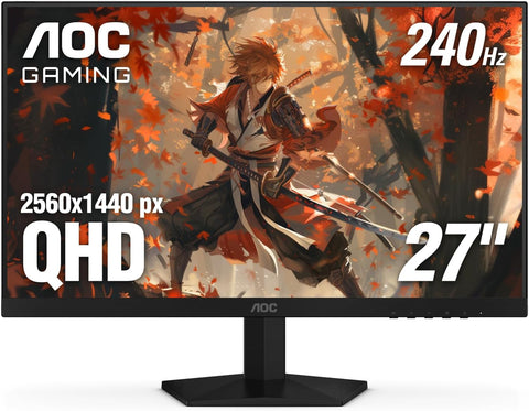 AOC 27 Inch Gaming Monitor QHD 180Hz Mini-LED HDR1000, Q27G3XMN