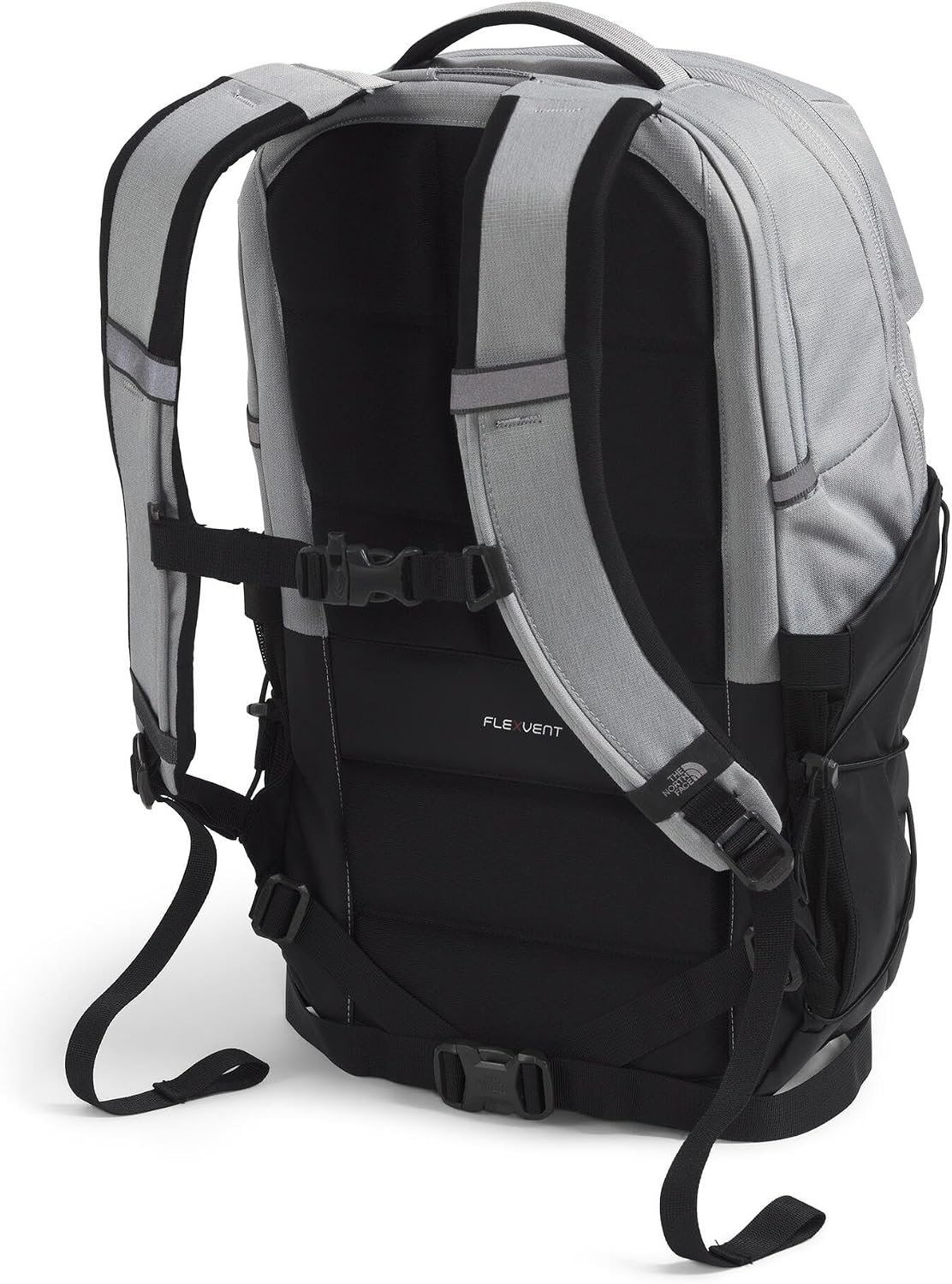 The North Face Borealis Laptop Pack, Meld Gy Dk Hth/TNF Blk-NPF, OSFA