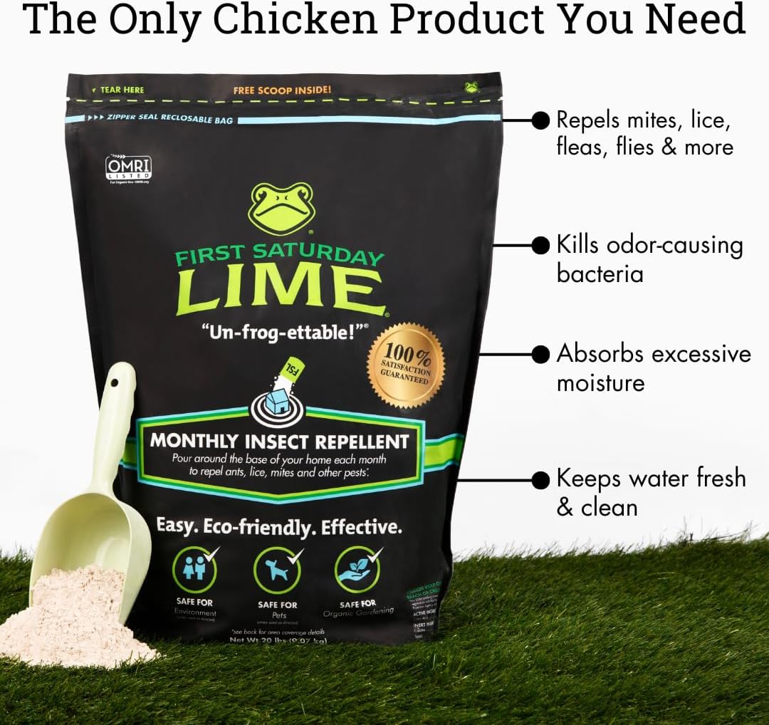 First Saturday Lime Insect Deterrent 20LB | Natural Repellent for Outdoors