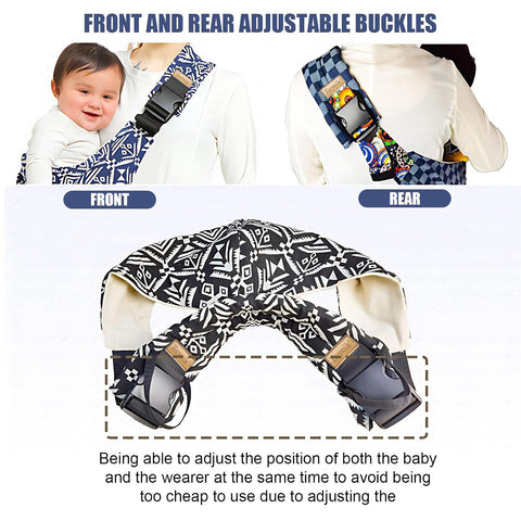 Baby Sling Carrier,Baby Sling Carrying 10-30 lbs(Black)