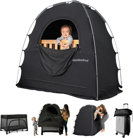 SlumberPod The Original Blackout Sleep Tent for Pack N Play & Mini Crib