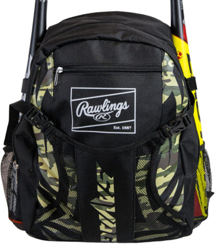 Rawlings | SAVAGE Backpack Equipment Bag | T-Ball/Youth Baseball & Softball | Multiple Styles