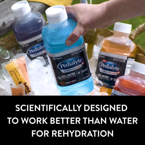 Pedialyte AdvancedCare Plus Electrolyte Drink, Berry Frost
