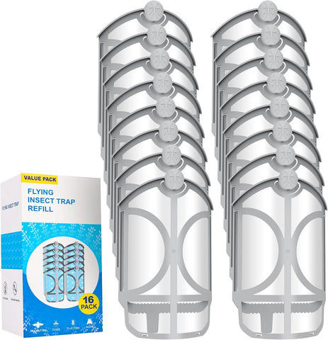 16 Pack Flying Trap Refills Compatible with Flying Insect Trap Refill