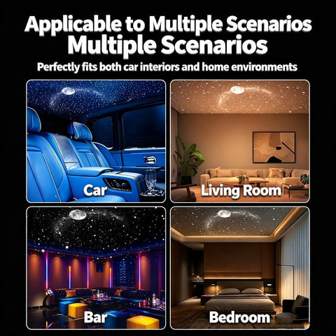 Galaxy Sky Starry Night Light Projector - HD Plug and Play Projector