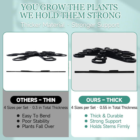 8PCS Plant Stem Support, Monstera Plant Support Clips for Indoor Plants