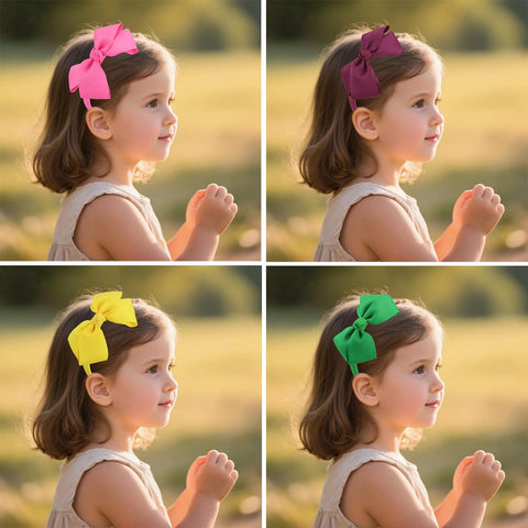 Cute Burgundy Bow Headband for Girls Toddlers.
