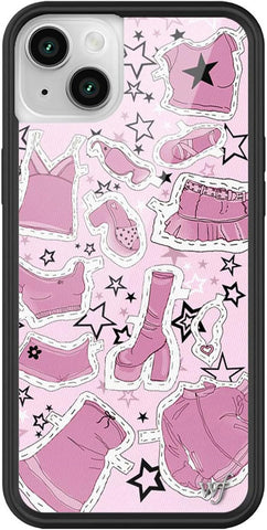 Wildflower Cases - iPhone 13/14 Compatible - Polka Dot - Yellow & Pink