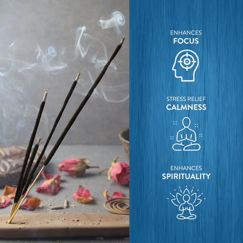 Hem Frankincense Myrrh Incense Sticks - 120 Count | Natural Air Purifying Aromatherapy | Calming and Cleansing Fragrance | Perfect for Meditation and Relaxation | Long-Lasting Burn.
