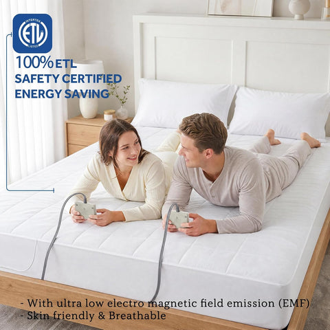 Sealy Electric Mattress Pad King Size 10 Heat Settings Machine Washable