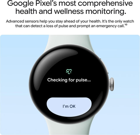 Google Pixel Watch 5 (45mm) - Android Smartwatch - Obsidian - LTE