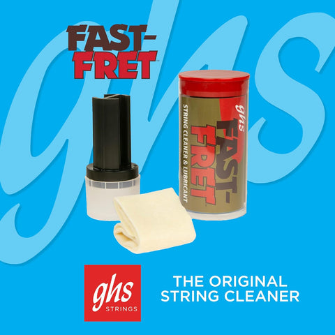 GHS Fast Fret – String Cleaner & Lubricant for Electric, Acoustic & Bass Guitars – Long-Lasting Tone, Smooth Playability, Reduces Finger Noise, Protects Strings & Fingerboards - Model: A87 (5 - PACK)